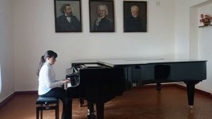 Л. Бетховен «Сонатина» соль мажор. Исполняет Анастасия Глушенкова.