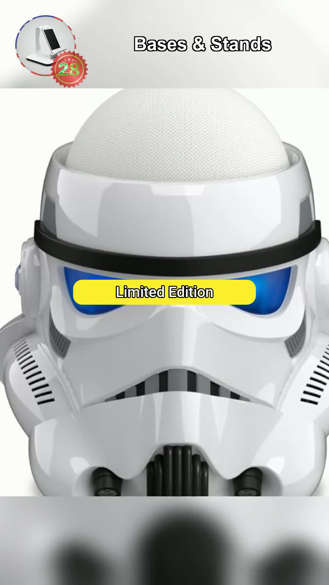 2⃣8⃣Limited Edition, Star Wars Stormtrooper Stand For Amazon Echo Dot (4th & 5th Generation)