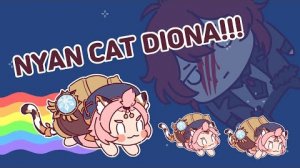 Diona the Nyan Cat- s tail - GENSHIN IMPACT