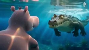 🎈✨ РОЗОВЫЙ БЕГЕМОТИК ищет праздники в 3D: находит и ликует!