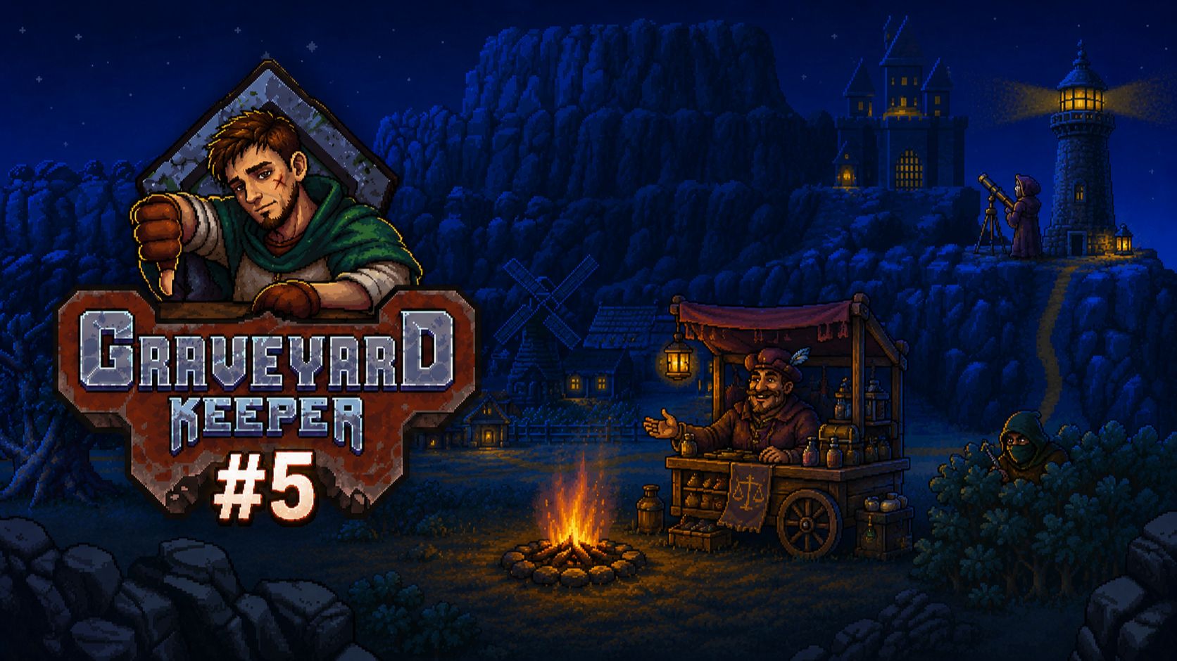 Серия - провал! Весь выпуск на ногах и одна сданная задача - Graveyard Keeper #5
