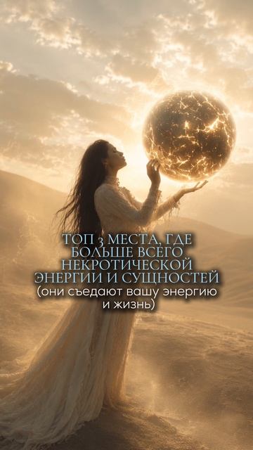 Топ 3 места, где больше всего некротической энергии и сущностей (они съедают вашу энергию и жизнь)