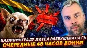 КАЛИНИНГРАД??? ЛИТВА РАЗБУШЕВАЛАСЬ | ОЧЕРЕДНЫЕ 48 ЧАСОВ ДОННИ