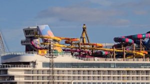 Legend of the Seas ГОТОВИТСЯ к ходовым испытаниям! Крупный план нового корабля класса Icon