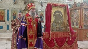 Проповедь владыки Гурия после молебна пред пречистым образом
