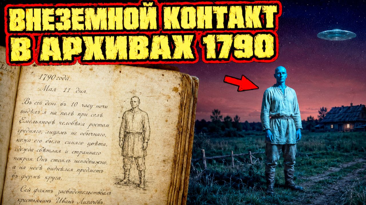 "Полностью синяя кожа": В исторических архивах нашли свидетельства о контакте с НЛО в 1790 году смотреть онлайн