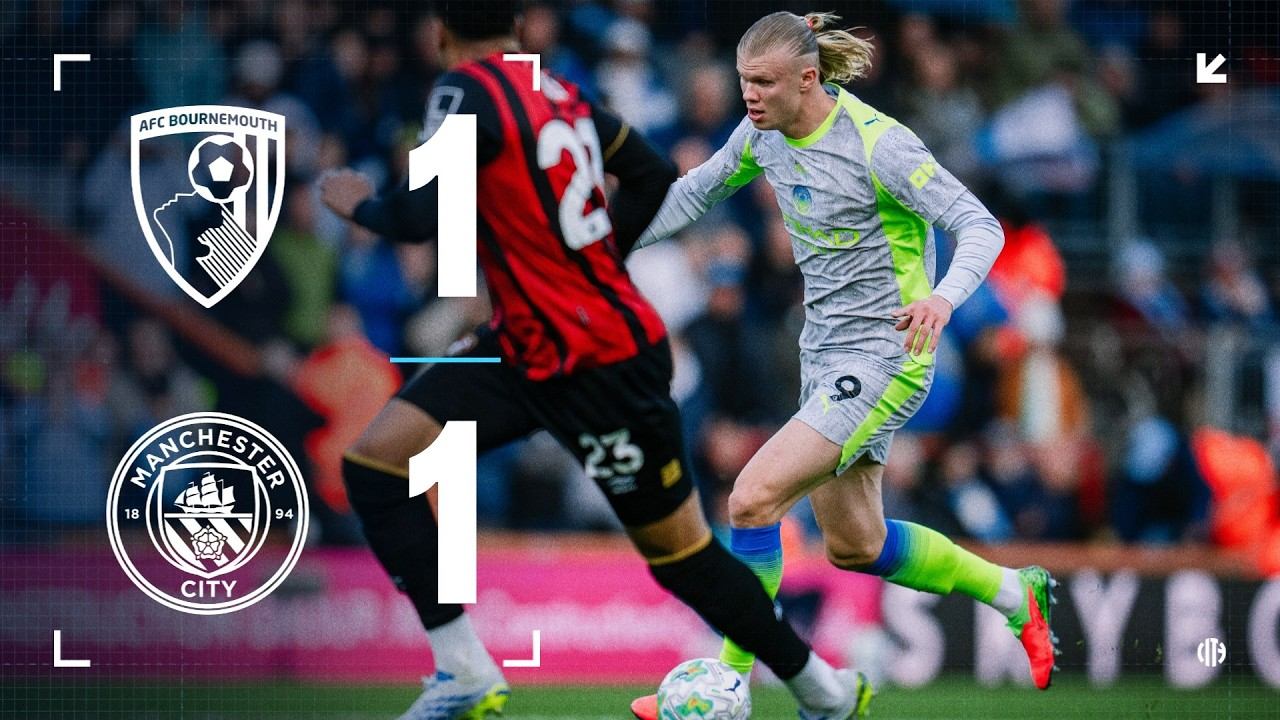 HIGHLIGHTS | Bournemouth 1-1 Man City | Premier League 25/26 смотреть онлайн