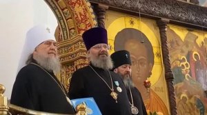 Награждение ключаря протоиерея Александра Гайчени в год его 60 летнего юбилея