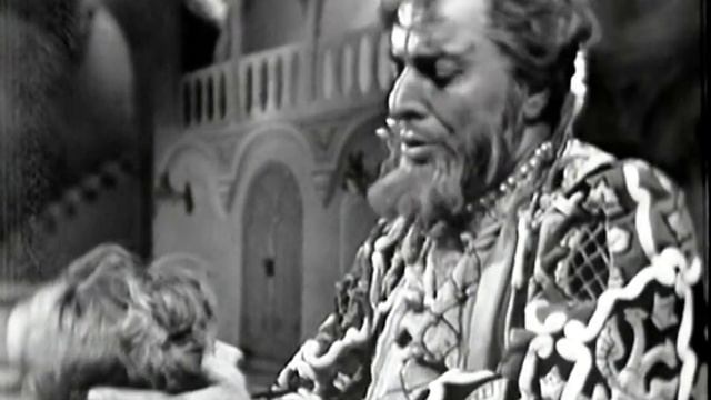 Boris Christoff, Bass - Mussorgsky - Boris Godunov - 'Death Scene' (video -1956)