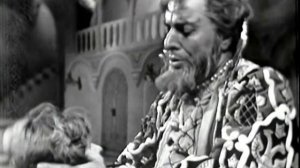 Boris Christoff, bass - Mussorgsky - Boris Godunov - 'Death Scene' (video -1956)