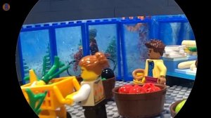 LEGO ЦУНАМИ обрушается на город - боевик-катастрофа