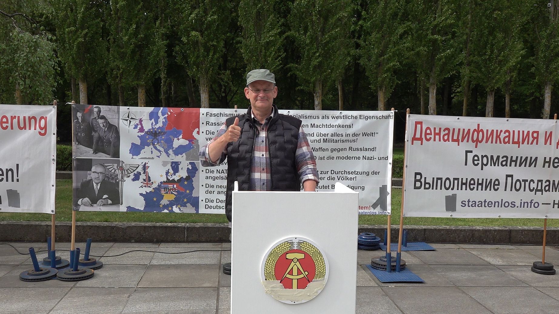 Öffentliche Verurteilung Des Geschichtsrevisionismus Durch Die BRD! Tag Des Sieges Berlin 9.5.26
