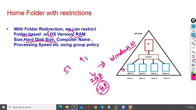 3 -Home Folder with restrictions or Drive Map смотреть онлайн
