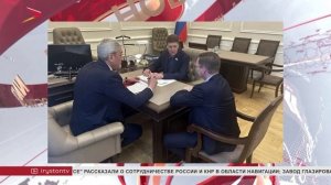 Борис Джанаев Андрей Шевченко провели рабочую встречу