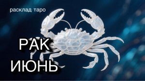 РАК таро прогноз на июнь 2026 [расклад таро] [гадание онлайн]