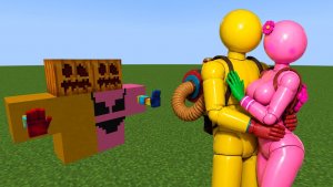 Розовая девочка-игрок X Игрок 🌸 Поппи Плейтайм Обновление в Майнкрафт