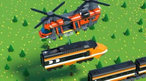 LEGO‑поезд против таинственного тоннеля сможет ли он выжить на этом маршруте?
