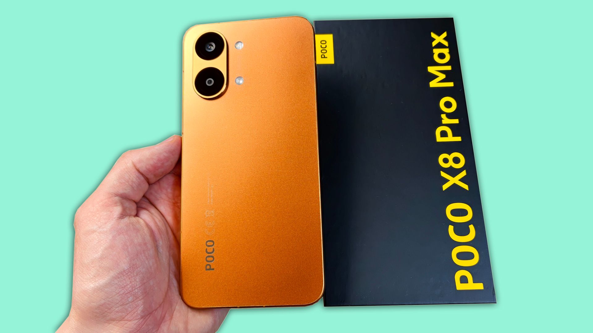 POCO X8 PRO MAX В ОРАНЖЕВОМ ЦВЕТЕ КАК IPHONE 17 PRO!