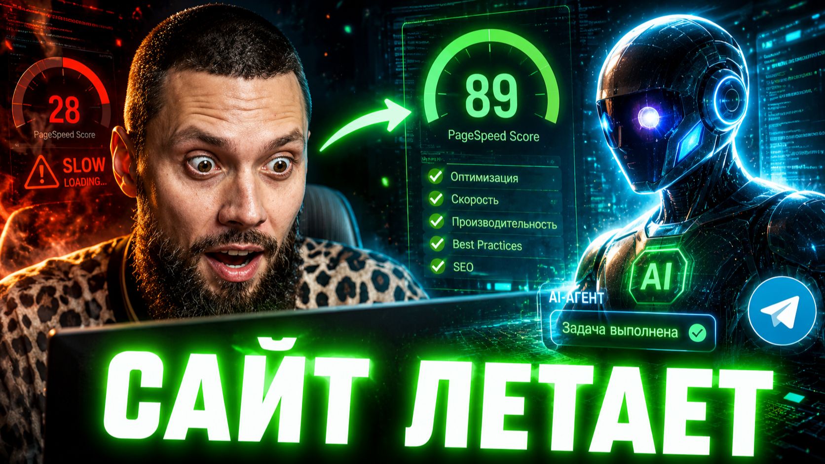 ИИ-агент за 1 час сделал то, что делают неделями → Оптимизация сайта