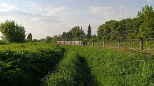 ТЭП70БС с поездом