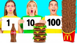 100 слоев еды Челлендж #4 c BooBoom Challenge