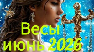 ВЕСЫ ⚖️ июнь 2026 года. Гороскоп и расклад таро
