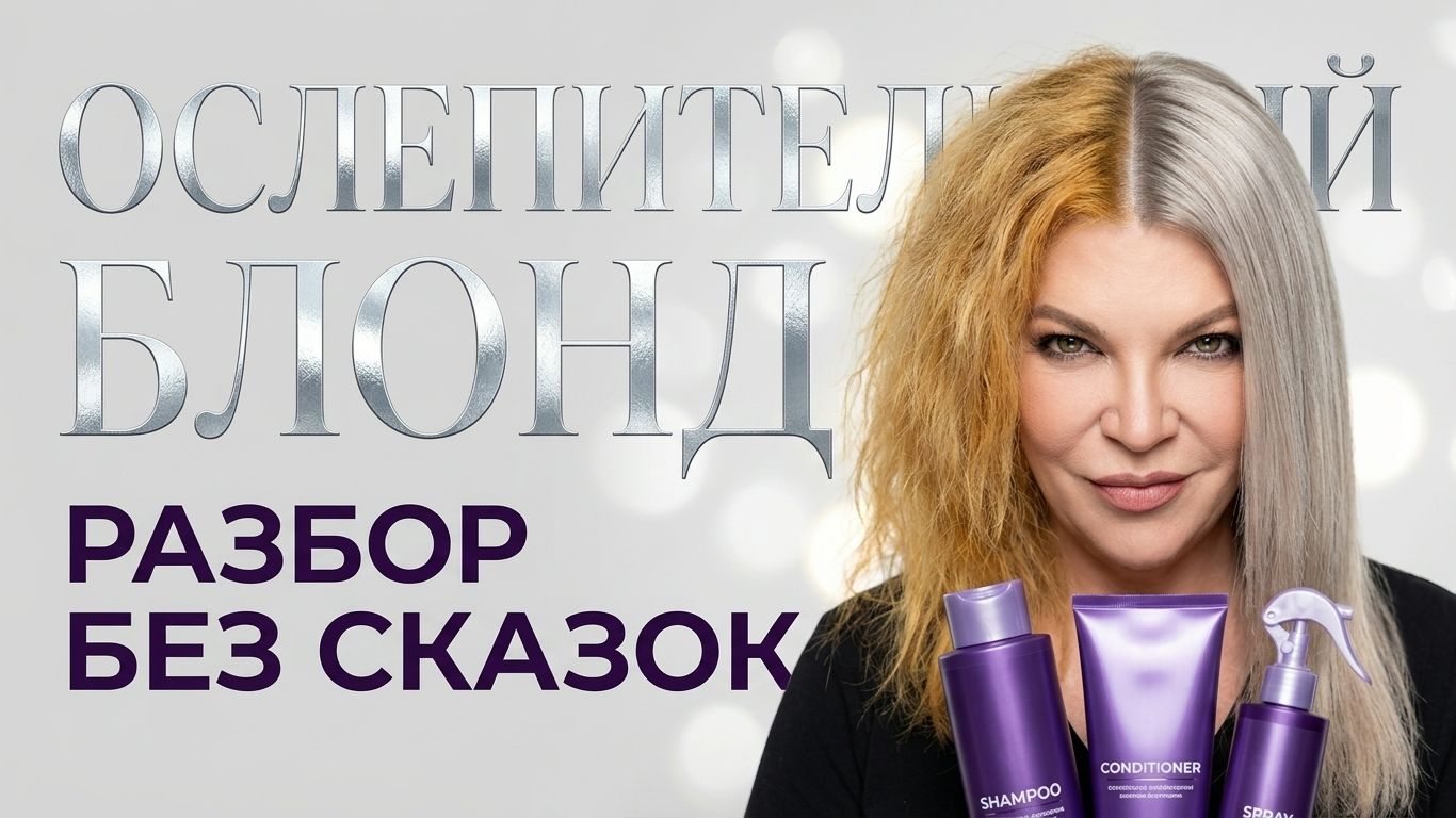 Почему твой блонд желтеет? Система ухода Avon «Ослепительный Блонд» за 3 шага