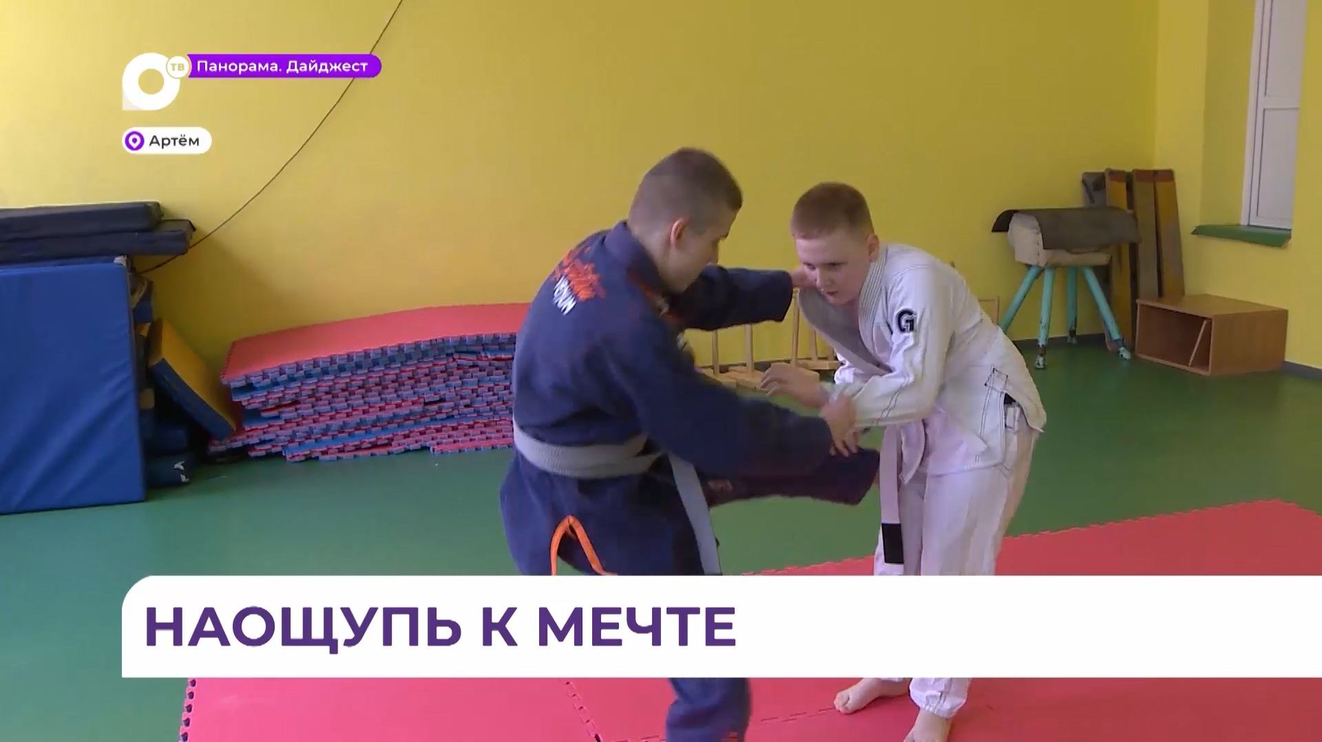 Незрячий школьник из Артема уверенно идет к своей мечте и в спорте, и в учёбе