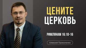 Цените Церковь| Римлянам 16:10-16 | Алексей Прокопенко