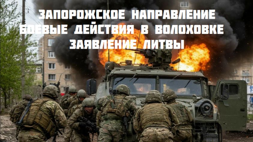 Новости СВО Сегодня- Запорожское направление    Боевые действия в Волоховке  Заявление Литвы