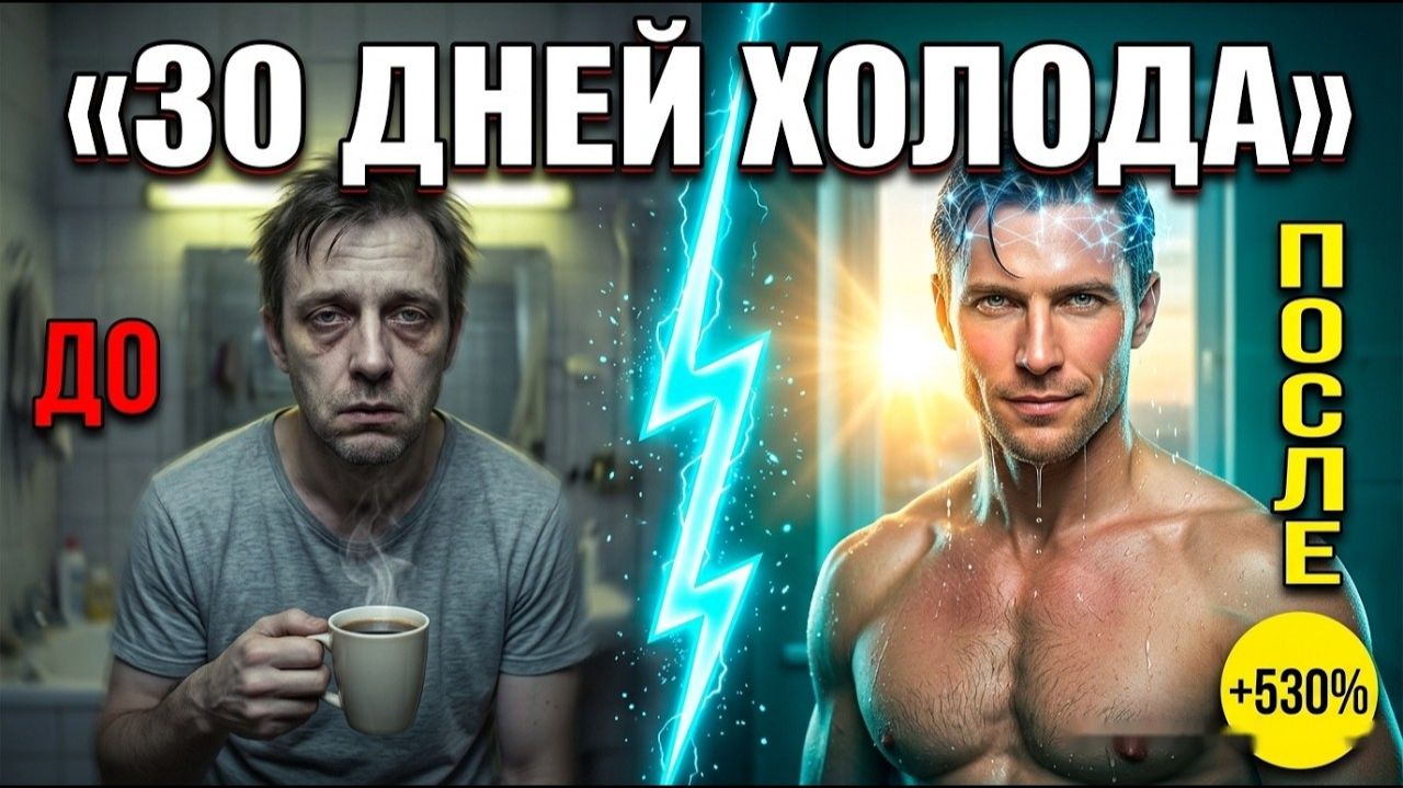 10 минут холодного душа каждое утро: что происходит с твоим мозгом  (Наука, которая удивляет)