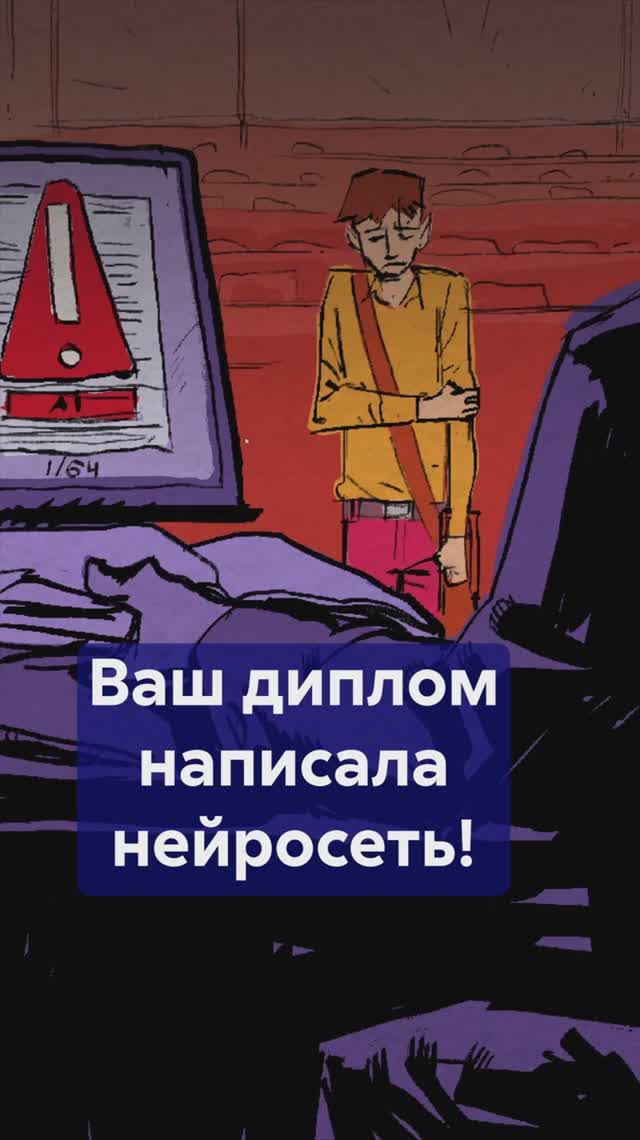 Антиплагиат против студентов! #дипломИИ #антиплагиат #нейросетьидиплом #ложныесрабатывания смотреть онлайн