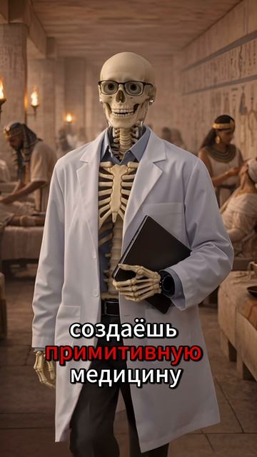 Что если у тебя будут все знания мира и ты попадешь в Древний Египет? Анимация
