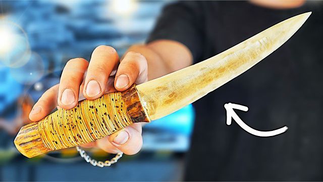 ЯКУТСКИЙ НОЖ ИЗ РОГА ОЛЕНЯ!!! смотреть онлайн