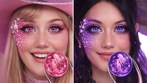 Sweet Pink против Dark Glam — кто победит в битве за макияж# 🌸🔥