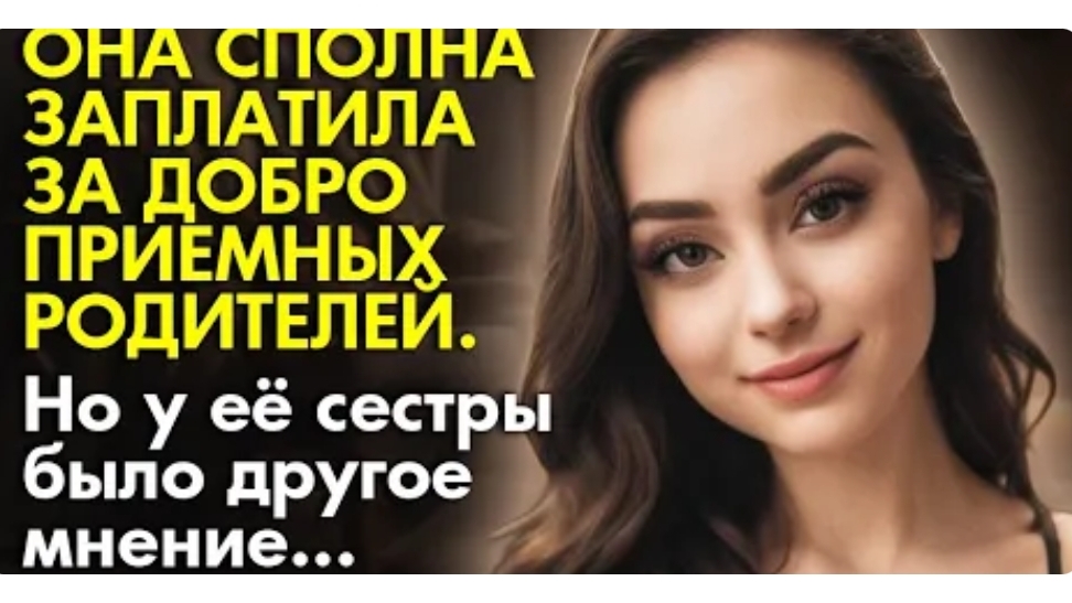 Жизненные истории. Она заплатила за добро родителей, но сестра... История из жизни