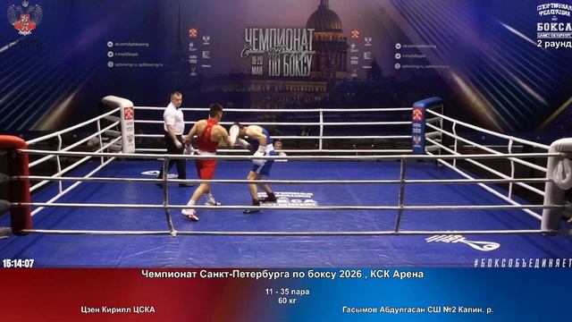 35 60 кг Цзен Кирилл ЦСКА Гасымов Абдулгасан СШ №2 Калин. р.