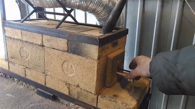 Газовый горн из шамотного кирпича. Обзор