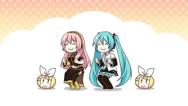 RIN-CHAN! РИН-ЧАН! месяца
Megyrune Luka, Hatsune Miku, Kagamune Rin