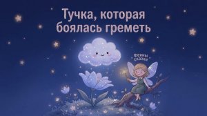 Сказка на ночь для малышей/ Аудиосказка перед сном/ Феины сказки/ Про тучку которая боялась греметь