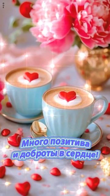 🥰 Оставляйте реакции, если понравилась открытка и делитесь с близкими ❤️