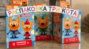 ТРИ КОТА распаковка! Какие игрушки внутри? 🐱 Sweet Box | Свит Бокс