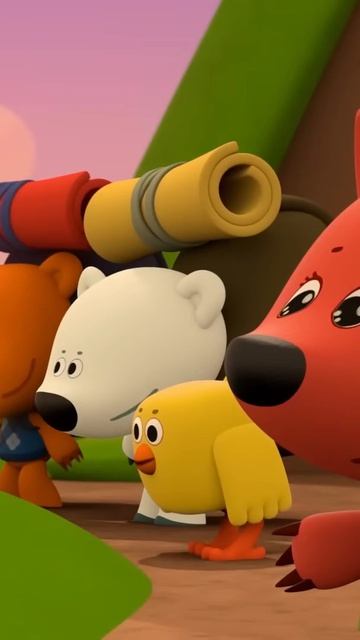 Short_2_Ми-ми-мишки  Большое путешествие   Все серии  Сборник серий про путешествия мишек и их друзе