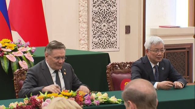 Владимир Путин и Си Цзиньпин церемония подписания совместных документов, Пекин, 20 мая 2026 года