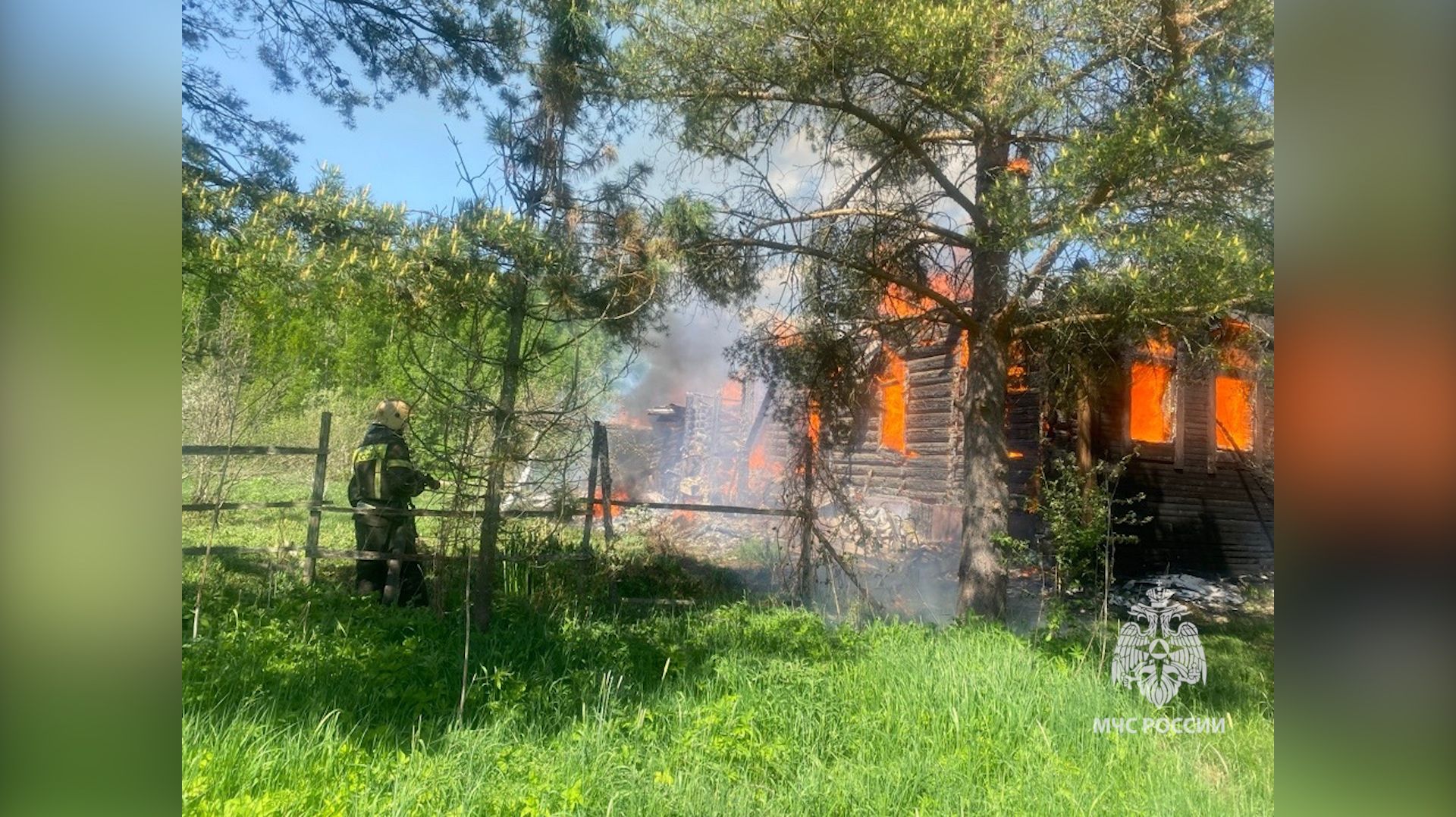 (Рыбинск-40) ПОЖАР В ДЕРЕВНЕ СЕЛЬЦО смотреть онлайн