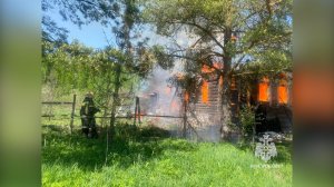 (Рыбинск-40) ПОЖАР В ДЕРЕВНЕ СЕЛЬЦО