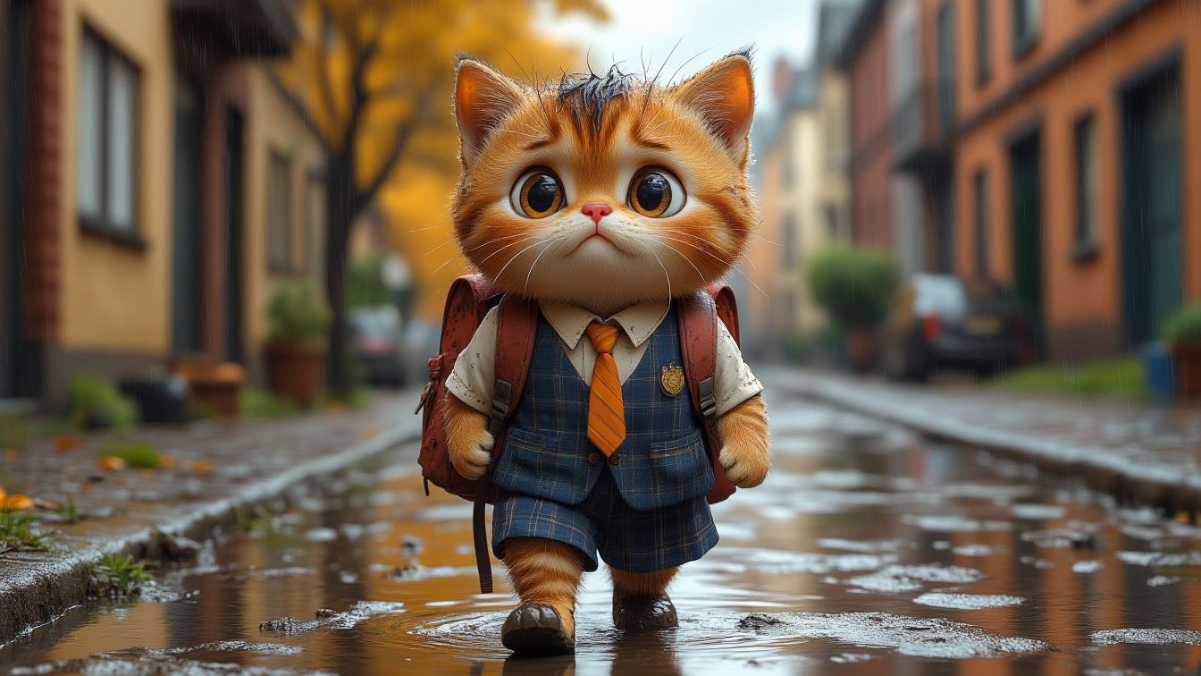 Мультики для детей.Мультик про котенка.