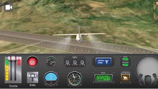 первоклашка играет в Airplane Pro