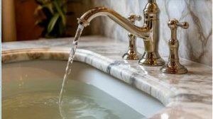 Замена гибкой подводки  на смесителе