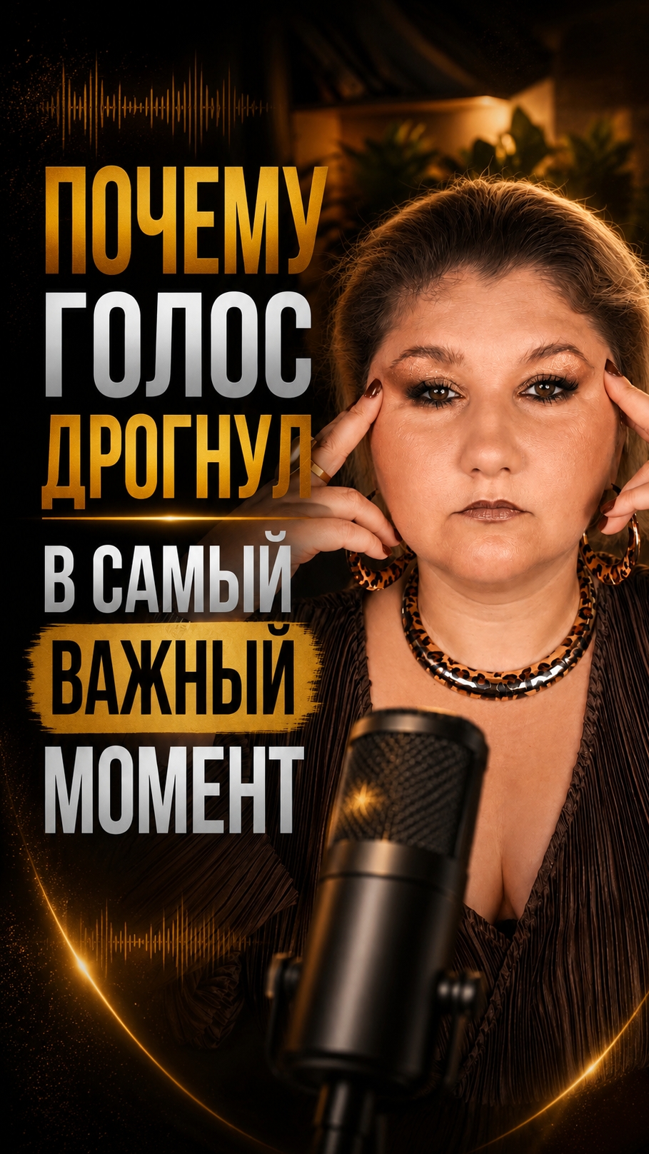почему голос дрожит